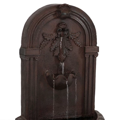 Sunnydaze Decor Sunnydaze 27"H Electric Polystone Florence Outdoor Wall-Mount Water Fountain 2 Sunnydaze Decor Sunnydaze 27"H Electric Polystone Florence Outdoor Wall-Mount Water Fountain - Image 2