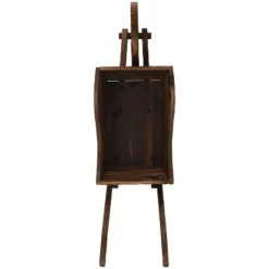 Sunnydaze Decor Sunnydaze Wooden Decorative Wheelbarrow Planter For Patio, Lawn And Garden - 35" L X 10" W X 11" - Brown 10 Sunnydaze Decor Sunnydaze Wooden Decorative Wheelbarrow Planter For Patio, Lawn And Garden - 35" L X 10" W X 11" - Brown -Sunnydaze Decor GUEST d1ca2e0c c7bb 4c74 b369 84a6a8dc30c3