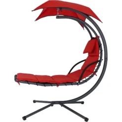 Sunnydaze Decor Sunnydaze Outdoor Hanging Chaise Floating Lounge Chair With Canopy Umbrella And Stand 18 Sunnydaze Decor Sunnydaze Outdoor Hanging Chaise Floating Lounge Chair With Canopy Umbrella And Stand -Sunnydaze Decor GUEST d210f069 13bd 4bb5 8bf0 2a02fd7cd56f