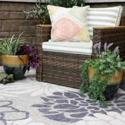 Sunnydaze Decor Sunnydaze Resort High-Fired Outdoor/Indoor Glazed UV- And Frost-Resistant Ceramic Planters With Drainage Holes - 2-Pack