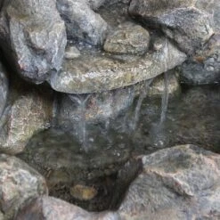 Sunnydaze Decor Sunnydaze 18"H Electric Resin Rocky Ravine Waterfall Outdoor Water Fountain -Sunnydaze Decor GUEST d40e85b2 ca8f 4908 89bd 1168a862a9a5