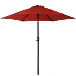 Sunnydaze Decor Sunnydaze Outdoor Aluminum Patio Table Umbrella With Polyester Canopy And Tilt And Crank Shade Control - 7.5' -Sunnydaze Decor GUEST d5874669 13be 4590 b3b0 d315dd81a6e4