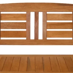 Sunnydaze Decor Sunnydaze Outdoor Meranti Wood With Teak Oil Finish 2-Person Garden Storage Bench Seat - 47" - Brown -Sunnydaze Decor GUEST d5d16234 039d 4c94 b63b 552700258424