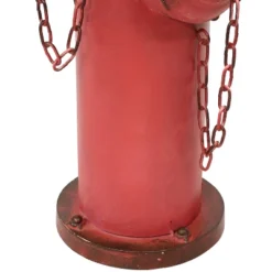 Sunnydaze Decor Sunnydaze Metal Fire Hydrant Outdoor Garden Statue Decor With Red Finish - 21" -Sunnydaze Decor GUEST d794605a 00b5 4447 a752 e9de62357ee2