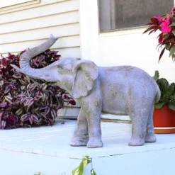 Sunnydaze Decor Sunnydaze 18.5" Elijah The Excellent Elephant Indoor And Outdoor Garden And Home Statue -Sunnydaze Decor GUEST d89c82f7 a068 4eb0 980b b26fd1d57976