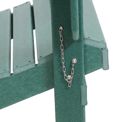 Sunnydaze Decor Sunnydaze Portable, Foldable, Outdoor Adirondack Chair - All-Weather Design - 300-Pound Capacity - 34.5" H 2 Sunnydaze Decor Sunnydaze Portable, Foldable, Outdoor Adirondack Chair - All-Weather Design - 300-Pound Capacity - 34.5" H - Image 2