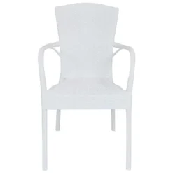 Sunnydaze Decor Sunnydaze Faux Wood Design Plastic All-Weather Commercial-Grade Segesta Indoor/Outdoor Patio Dining Chair -Sunnydaze Decor GUEST da236cc2 22d4 46b4 9346 020e88fe3f4d