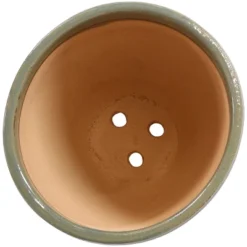Sunnydaze Decor Sunnydaze Resort Outdoor/Indoor High-Fired Glazed UV And Frost-Resistant Ceramic Flower Pot Planter With Drainage Holes - 13" Diameter -Sunnydaze Decor GUEST daf9e02f 5636 4559 9714 fabddc3de2d0