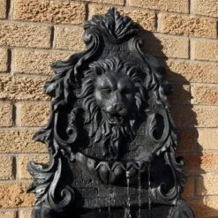 Sunnydaze Decor Sunnydaze 30"H Solar-Powered With Battery Pack Polyresin Stoic Courage Lion Head Outdoor Wall-Mount Fountain 13 Sunnydaze Decor Sunnydaze 30"H Solar-Powered With Battery Pack Polyresin Stoic Courage Lion Head Outdoor Wall-Mount Fountain -Sunnydaze Decor GUEST dbddd6c2 1f53 4302 bc1c 0168c736476a