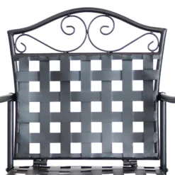 Sunnydaze Decor Sunnydaze Outdoor Scrolling Wrought Iron Bar Chair And Table Set - Black 6 Sunnydaze Decor Sunnydaze Outdoor Scrolling Wrought Iron Bar Chair And Table Set - Black -Sunnydaze Decor GUEST e02091b4 06d9 470f ace1 4e5d4b29639c