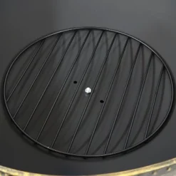 Sunnydaze Decor Sunnydaze Outdoor Camping Or Backyard Large Fire Pit Bowl With Spark Screen, Log Poker, And Metal Wood Grate - 30" - Bronze -Sunnydaze Decor GUEST e0b542b7 cafe 447f 875d a089752ad891