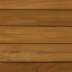 Sunnydaze Decor Sunnydaze Outdoor Solid Teak Wood With Light Stained Finish Round Patio Dining Table - Light Brown -Sunnydaze Decor GUEST e1d1745c de57 46be b220 43584b1efa43