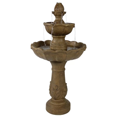 Sunnydaze Decor Sunnydaze 38"H Electric Resin 2-Tier Blooming Flower Outdoor Water Feature 7 Sunnydaze Decor Sunnydaze 38"H Electric Resin 2-Tier Blooming Flower Outdoor Water Feature - Image 7