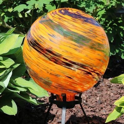 Sunnydaze Decor Sunnydaze Indoor/Outdoor Artistic Gazing Globe Glass Garden Ball For Lawn, Patio Or Indoors - 10" Diameter 1 Sunnydaze Decor Sunnydaze Indoor/Outdoor Artistic Gazing Globe Glass Garden Ball For Lawn, Patio Or Indoors - 10" Diameter