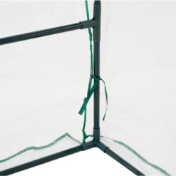 Sunnydaze Decor Sunnydaze Outdoor Portable Slanted Top Plant Shelter Mini Cloche Greenhouse With Zipper Doors - 36" - Clear -Sunnydaze Decor GUEST e470d848 f807 4de4 a33d 8a1ba6f29ffd