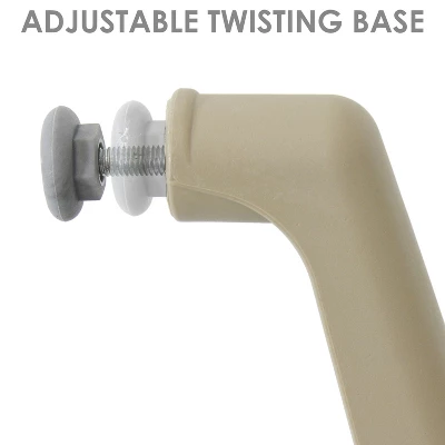 Sunnydaze Decor Sunnydaze 28" Square Plastic All-Weather Commercial-Grade Indoor/Outdoor Patio Dining Table With Foldable Design, Tan 2 Sunnydaze Decor Sunnydaze 28" Square Plastic All-Weather Commercial-Grade Indoor/Outdoor Patio Dining Table With Foldable Design, Tan - Image 2