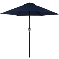 Sunnydaze Decor Sunnydaze Outdoor Aluminum Patio Table Umbrella With Polyester Canopy And Tilt And Crank Shade Control - 7.5' -Sunnydaze Decor GUEST e89c5c81 8ed6 4f43 a45b 61f1ee1dbec1