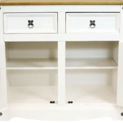 Sunnydaze Decor Sunnydaze Kitchen Sideboard Cabinet With 2 Drawers And 2 Doors - Solid Pine Construction 21 Sunnydaze Decor Sunnydaze Kitchen Sideboard Cabinet With 2 Drawers And 2 Doors - Solid Pine Construction -Sunnydaze Decor GUEST eaae7c2b 3802 41b2 911b aa354b8e8355