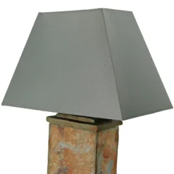 Sunnydaze Decor Sunnydaze Contemporary Natural Slate And Fabric Cream Shade Indoor/Outdoor Weather-Resistant Table Lamp 14 Sunnydaze Decor Sunnydaze Contemporary Natural Slate And Fabric Cream Shade Indoor/Outdoor Weather-Resistant Table Lamp -Sunnydaze Decor GUEST f0de551b bc41 4bf4 b63c 8dc50bab22ac