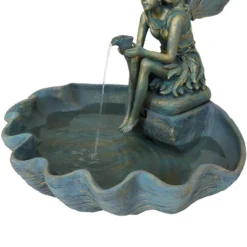 Sunnydaze Decor Sunnydaze 30"H Electric Fiberglass Fairy Shell Outdoor Water Fountain 9 Sunnydaze Decor Sunnydaze 30"H Electric Fiberglass Fairy Shell Outdoor Water Fountain -Sunnydaze Decor GUEST fac5d8da d7c6 4404 bb01 99344e43d8cb