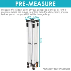 Sunnydaze Decor Sunnydaze Premium Pop-Up Canopying Rolling Carrying Bag For - Black -Sunnydaze Decor GUEST ff61e1e9 061a 49c2 b139 d27c832ab9d0